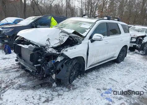 2024 Hyundai Palisade Calligraphy Night Edition from USA, damaged, VIN KM8R7DGE8RU718179